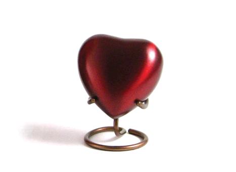 Grecian Crimson - Heart Keepsake